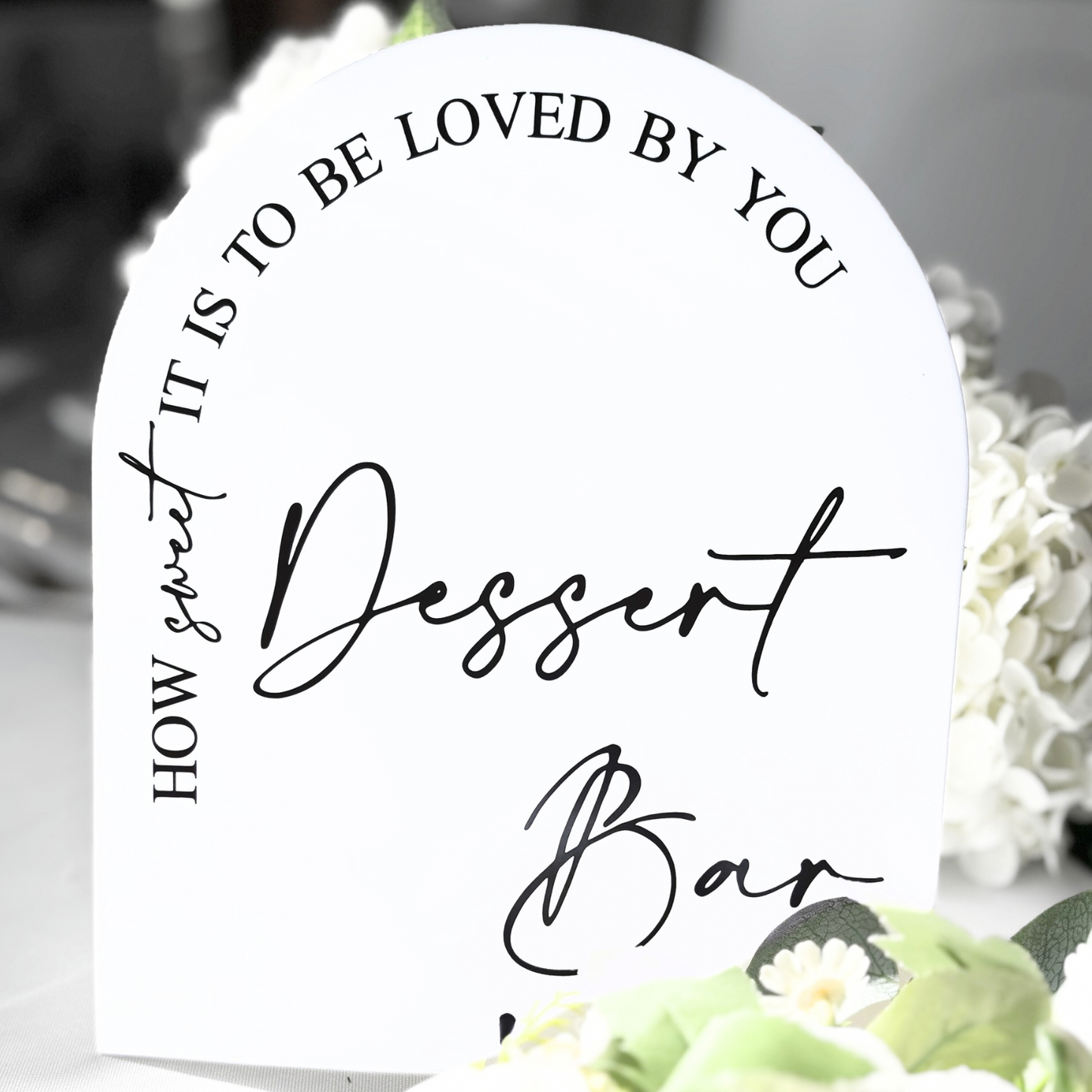 Acrylschild- Dessert Bar