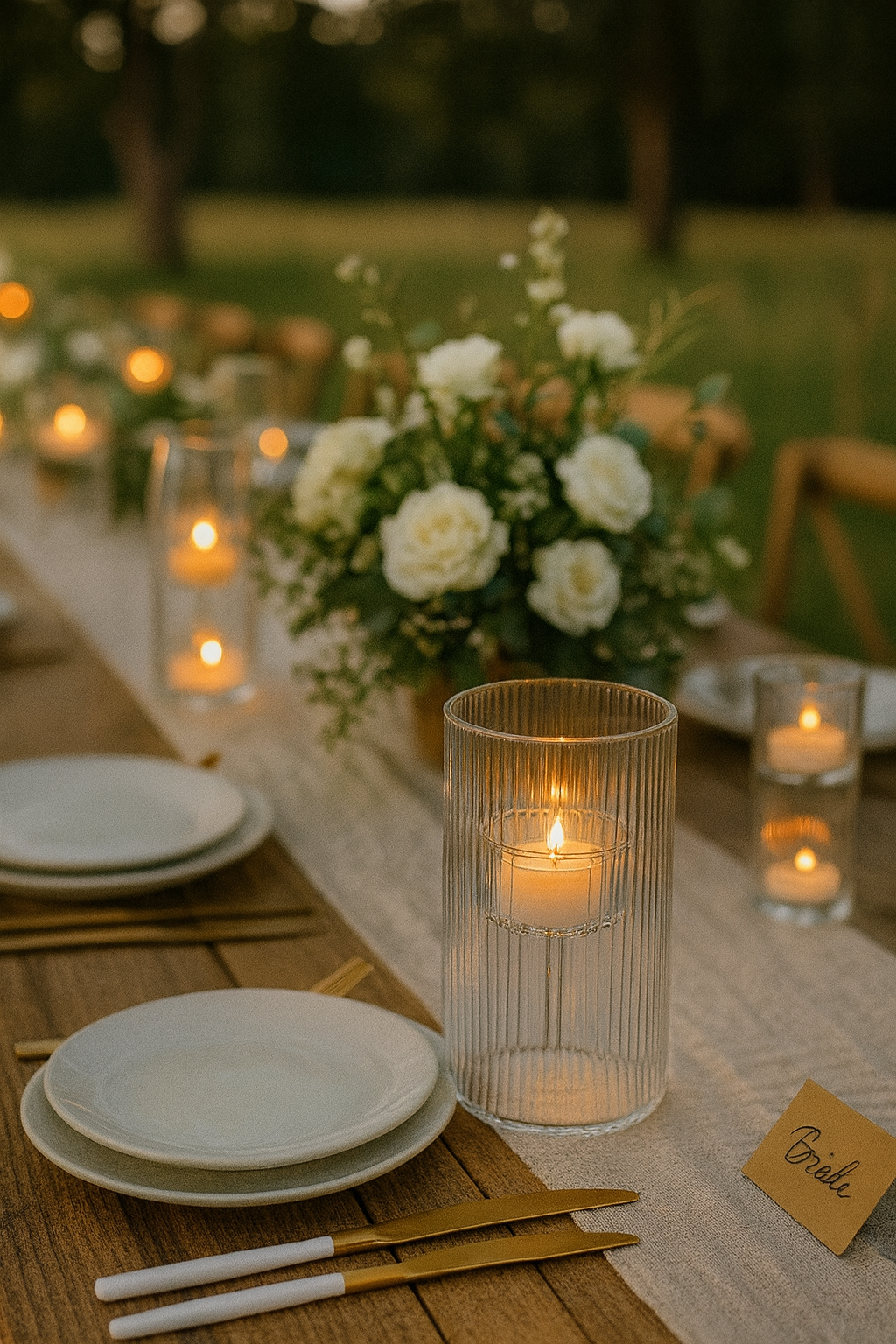 Teelichthalter Rills