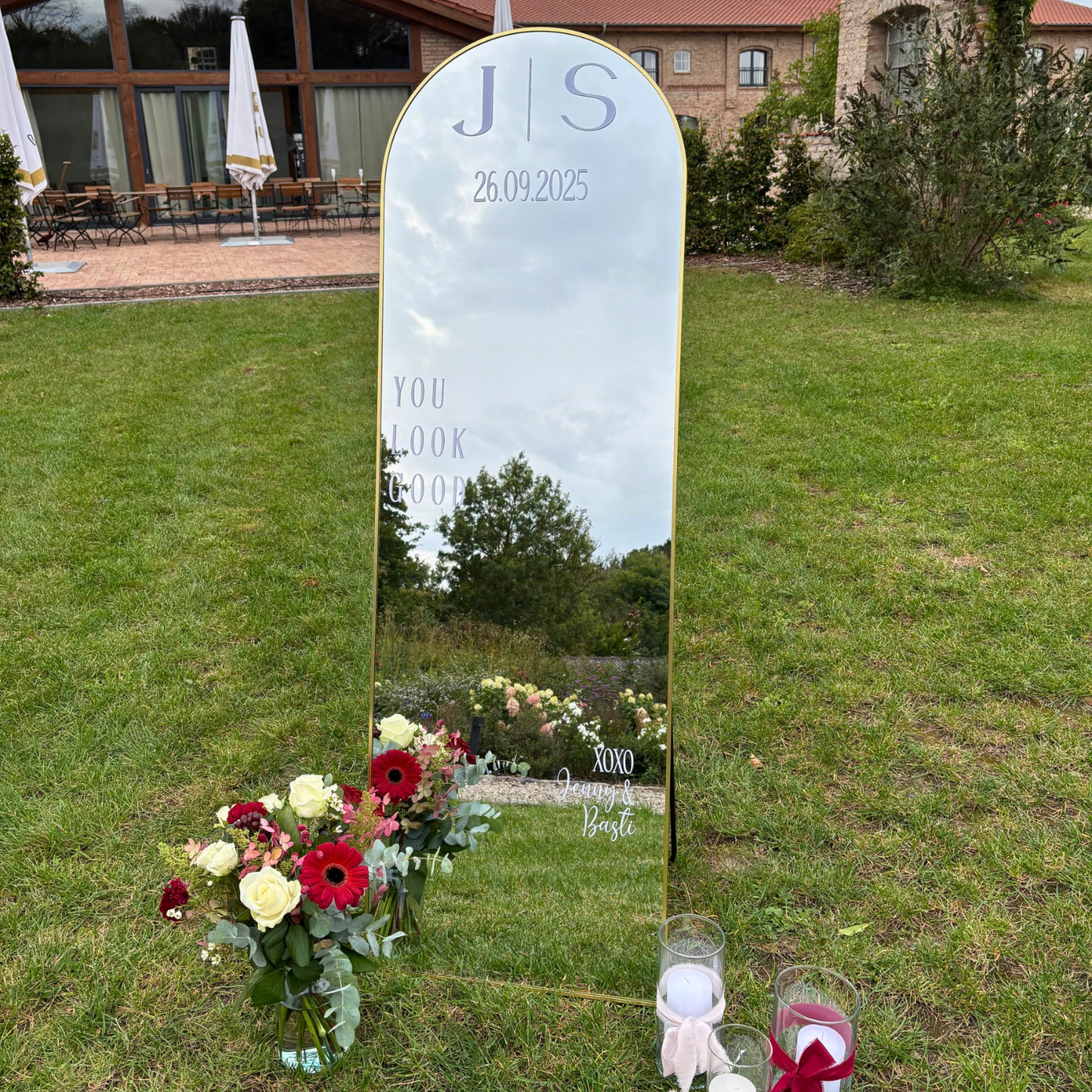 Eleganter Bogen-Spiegel