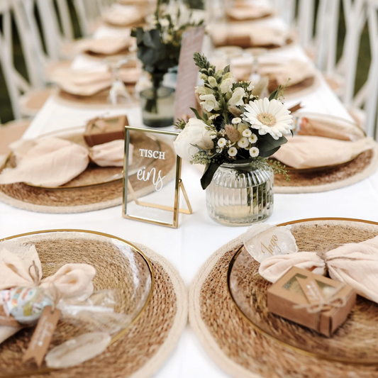 Platzteller- Goldrand