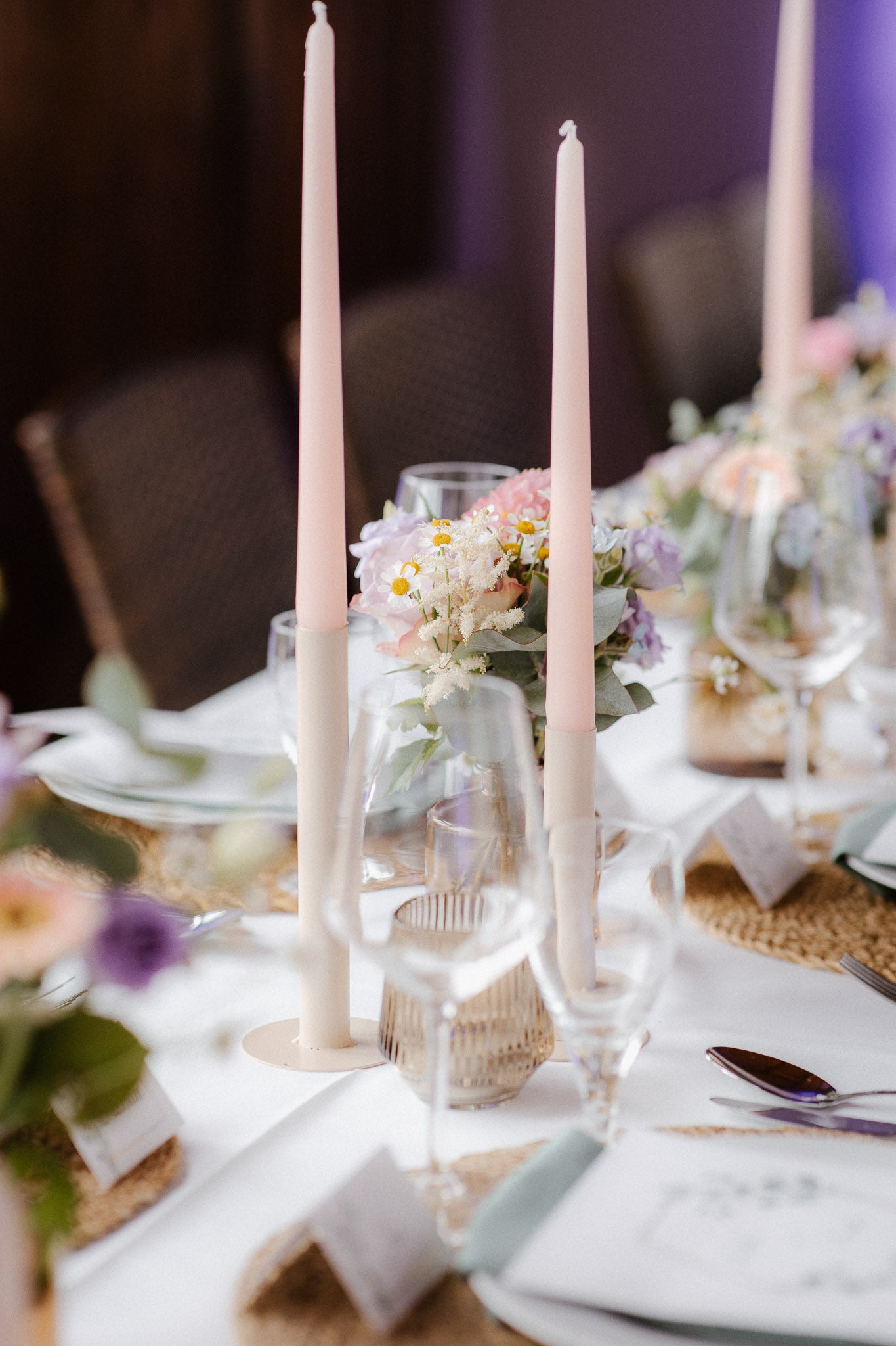 Stabkerzenhalter Stick - Taupe