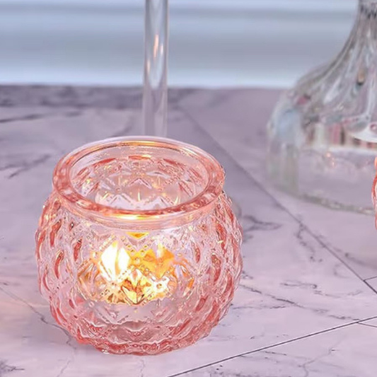 Teelichthalter - Rosa